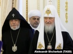 Гарегин II и патриарх Московский и всея Руси Кирилл