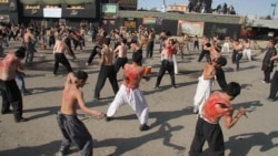 کابل کې د ابوالفضل زیارت مخکې د افغان شیعه مسلمانانو مذهبي مراسم