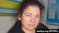 Правозащитник из города Павлодара Елена Семёнова.