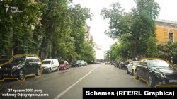 27 травня знімальна група «Схем» помітила, що біля Офісу президента чекав броньований Mercedes у супроводі охорони