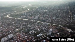 Илустрација - Скопје од птичја перспектива