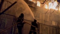 'Large-Scale' Russian Drone Strike Hits Odesa