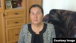 Қаза тапқан мұнайшының анасы Жәдия Менешева.  