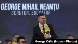Mihail Neamțu, în campania pentru alegerile europarlamentare şi locale - Târgoviște, 7 aprilie 2024 