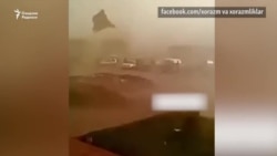 Соляная пыль с Арала накрыла Узбекистан