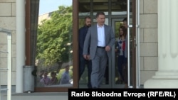 Архивска фотографија - Поранешниот премиер Никола Груевски во Кривичниот суд во Скопје на судењето за случајот Титаник