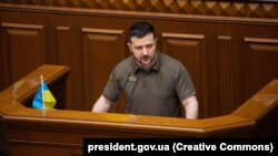 ولودیمیر زلنسکی رئیس جمهور اوکراین