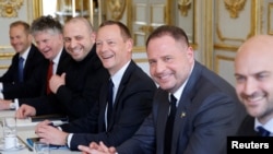 Андрей Ермак и ведущие переговорщики стран Запада на встрече в Париже в 2025 году