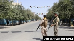 سربازان افغان در شهر کندز