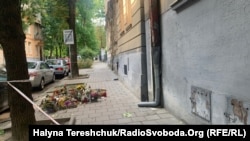 Місце вбивства 30 серпня 2025 року політика Андрія Парубія