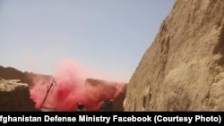 آرشیف، نیروهای افغان در جریان عملیات نظامی