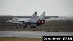 Російський літак МіГ-31, фото ілюстративне