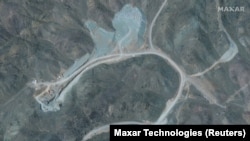 Сателитска снимка од локацијата на нуклеарниот комплекс Натанз 