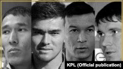 Курсанбек Шератов, Ильяс Алимов, Абдулазиз Махкамов жана Владимир Верёвкин. (солдон оңго карай)