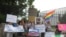 Some 20 people protested Russia's troubling record on gay rights in front of Moscow's embassy in Washington. 