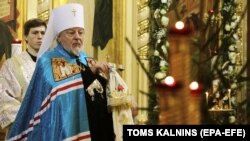 Митрополит Ризький і всієї Латвії Олександр (в миру Олександр Кудряшов). Рига, 8 січня 2018 року