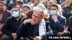 Afghan President Ashraf Ghani in Jalalabad on January 7.