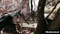 Позиція української армії біля Донецька, 1 лютого 2017 року