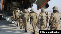 Հայ խաղաղապահները մեկնում են Ղազախստան, 7-ը հունվարի, 2022թ․ 