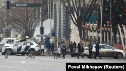 Ալմաթի, Ղազախստան, 7-ը հունվարի, 2022թ.