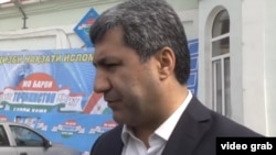 Председатель Партии исламского возрождения Таджикистана Мухиддин Кабири. Душанбе, 2 марта 2015 года.