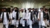 FILE: Taliban attend a meeting in Moscow in May. 