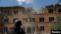 Последствия российского удара по Харькову, второму по величине городу Украины