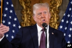 Дональд Трамп в Мар-а-Лаго у Флориді 7 січня 2025 року