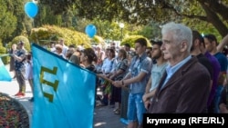 Траурний захід до 75-ї річниці депортації кримських татар з півострова, Ялта, Крим, 18 травня 2019 року
