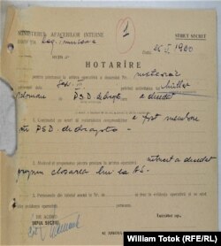 Hotǎrâre de clasare a dosarului lui Müller