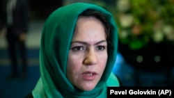 One of four women representing the Afghan government in the Doha peace talks, Koofi is a women’s and human rights activist, former member of parliament, and survivor of two armed attacks. (file photo)