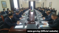 Кыргыз-тажик мамлекеттик чек арасын делимитациялоо жана демаркациялоо боюнча өкмөттүк делегациялардын кезектеги жыйыны. Гүлистан, Тажикстан. 18-март, 2021-ж.