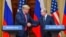 Президент США Дональд Трамп и президент России Владимир Путин, пресс-конференция в Хельсинки, Финляндия, 16 июля 2018 года