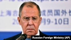 Ministrul rus de Externe, Serghei Lavrov 