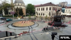 Просторот каде што е планирано поставување на споменикот на Филип Втори 