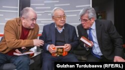 Өмүрбек Текебаев, Абдыганы Эркебаев, Сүйүнбек Касмамбетов. Китептин бет ачары, 11-февраль, 2022-жыл.