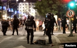Policija tokom sukoba u Beogradu, 13. avgust 2025.