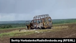 Спалена автівка атакою ФПВ-дрона, ілюстративне фото