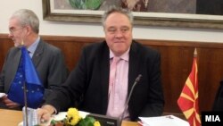 Известувачот на Европарламентот за Македонија Ричард Ховит.