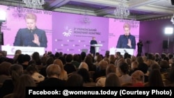 Президент Литви Даля Ґрібаускайте на другому Українському жіночому конгресі, 7 грудня 2018 року