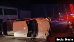 Кадамжай. 7-декабрда жол кырсыгы болгон жер.