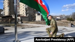 Ադրբեջանի նախագահ Իլհամ Ալիևը Շուշիում, հունվար, 2023թ.