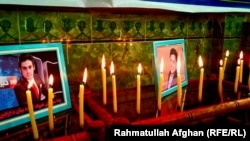 الیاس داعی خبرنگار رادیو آزادی در هلمند و یما سیاووش گرداننده پیشین برنامه‌های سیاسی طلوع نیوز