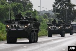 Солдати армії Таїланду на шляху до провінції Чачоенґсао, 24 липня 2025 року