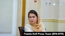 فوزیه کوفی یکی از اعضای هیئت مذاکره کنندۀ حکومت پیشین افغانستان