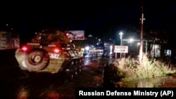 Արցախ - Ռուսաստանցի խաղաղապահները մուտք են գործում Ստեփանակերտ, 12-ը նոյեմբերի, 2020թ.