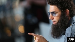 Sacha Baron Cohen promotes "The Dictator" at the Cannes film festival.