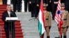 Hungarian Prime Minister Viktor Orban delivers a speech in front of the parliament building, before the unveiling ceremony of the 'Memorial of National Unity' commemorating the Trianon treaty, in Budapest, Hungary, August 20, 2020