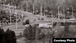 Timișoara, Calea Girocului, înainte de masacru, 17 decembrie 1989.