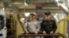 Video released by Iran's state media shows top military leaders touring an underground missile facility.